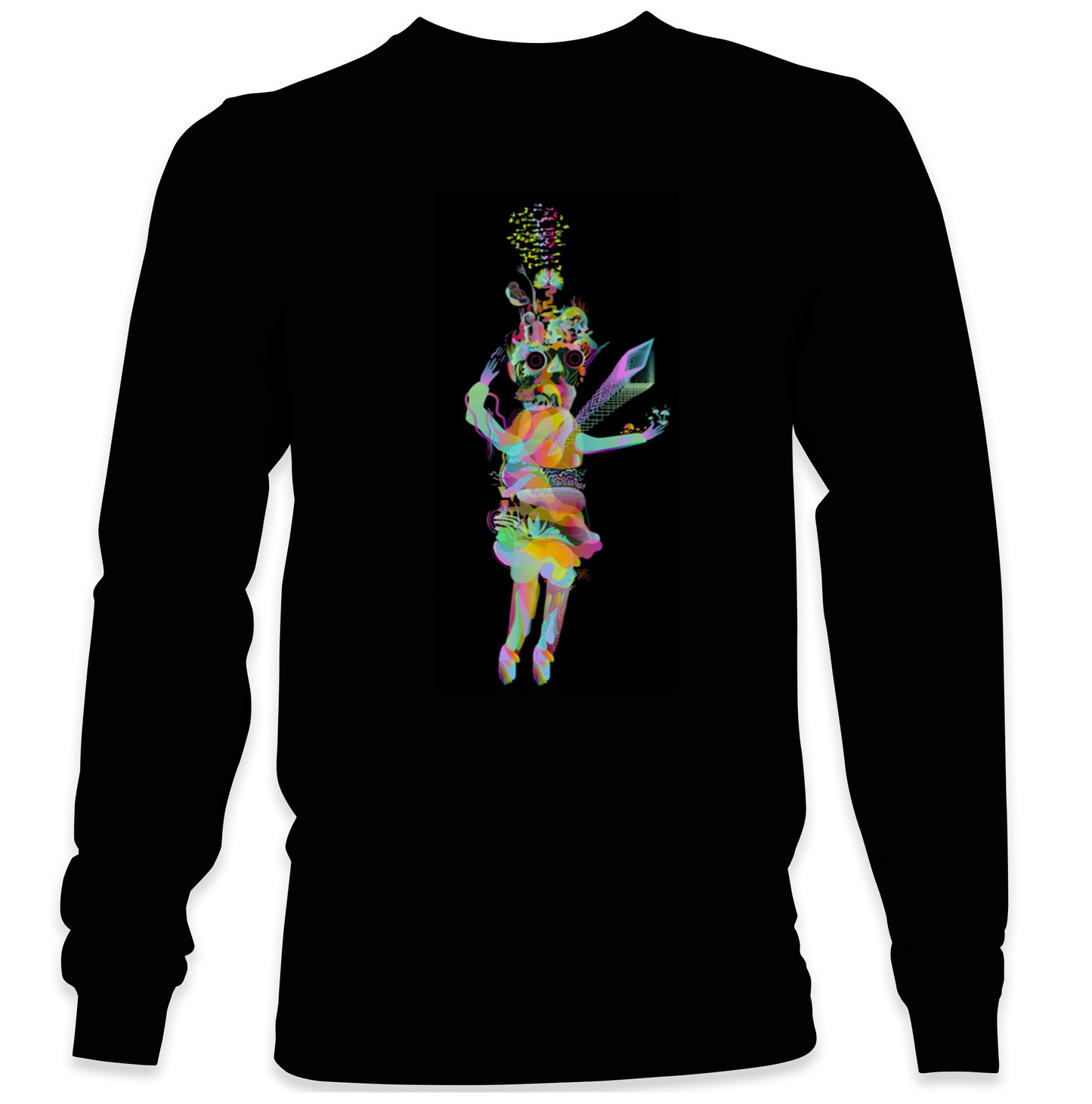 Black Dusty Bugs Long Sleeve Tee
