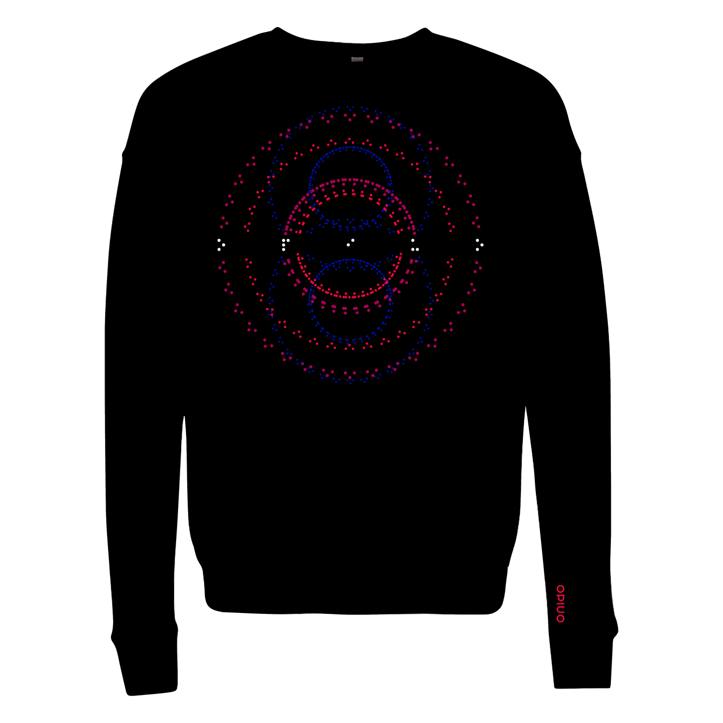 Mandala Black Crewneck Sweatshirt